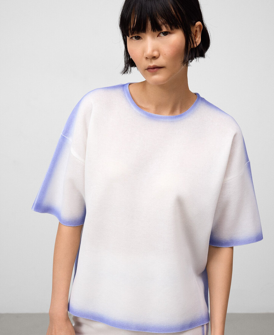 pull en maille effet spray pour femme
