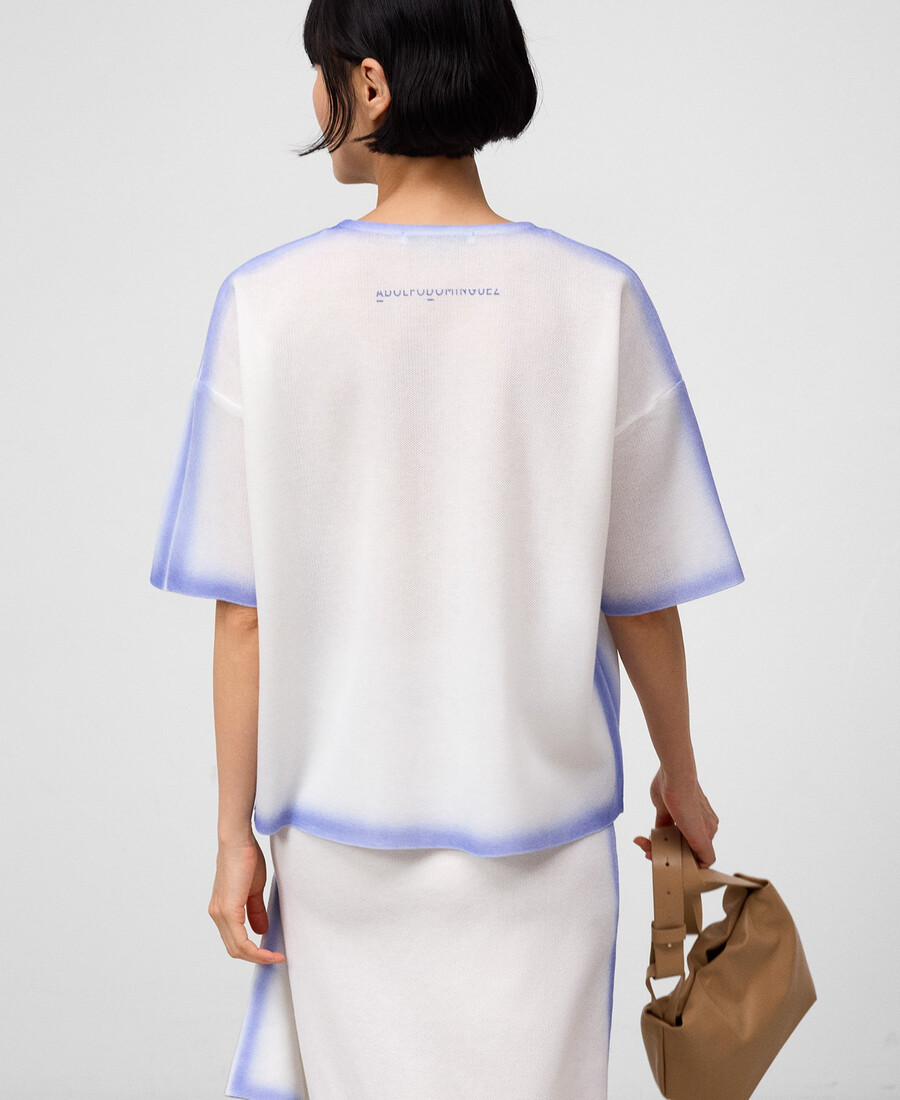 pull en maille effet spray pour femme