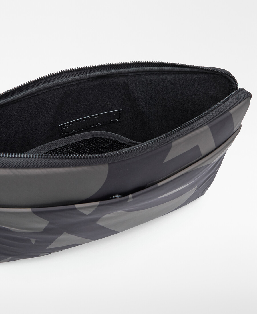 housse pour ordinateur portable en nylon avec logo maxi femme
