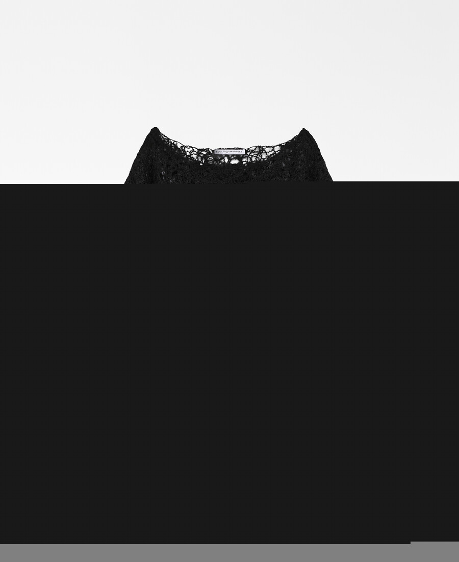 haut en maille brodé pour femme