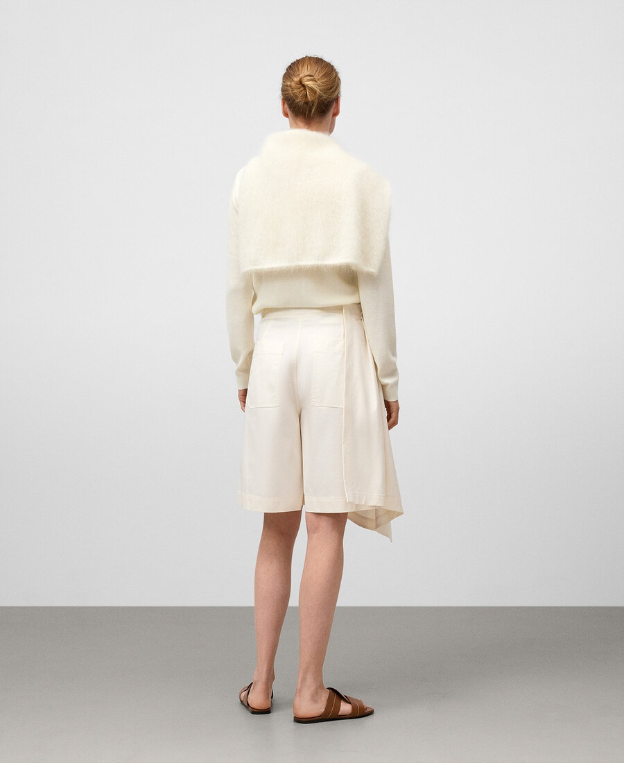 jupe drapée pantalon femme