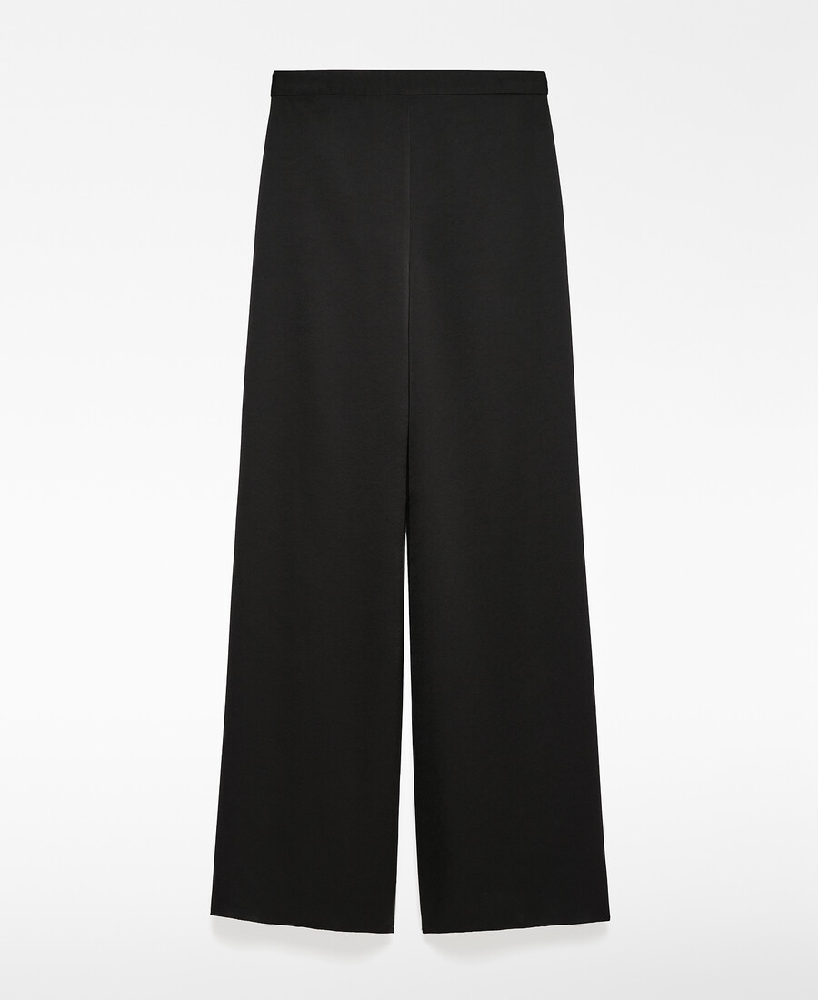 pantalon large en satin pour femme