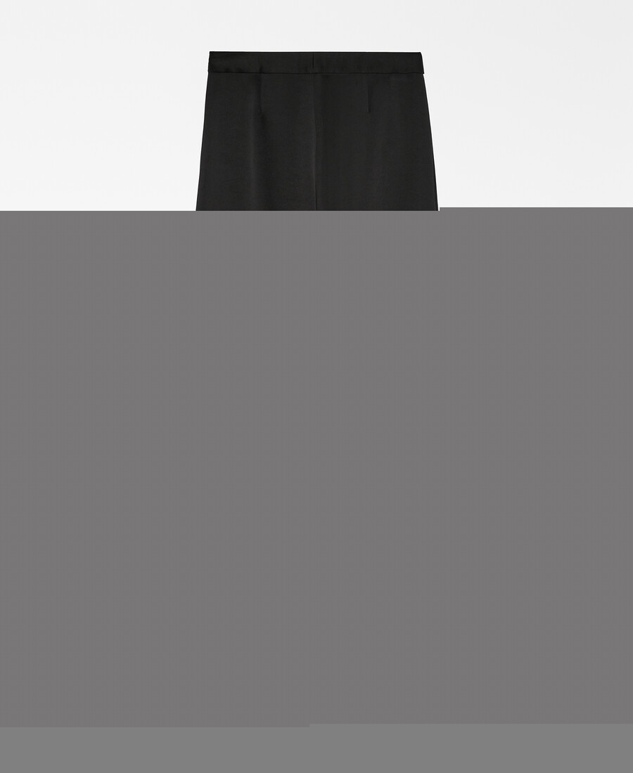 pantalon large en satin pour femme