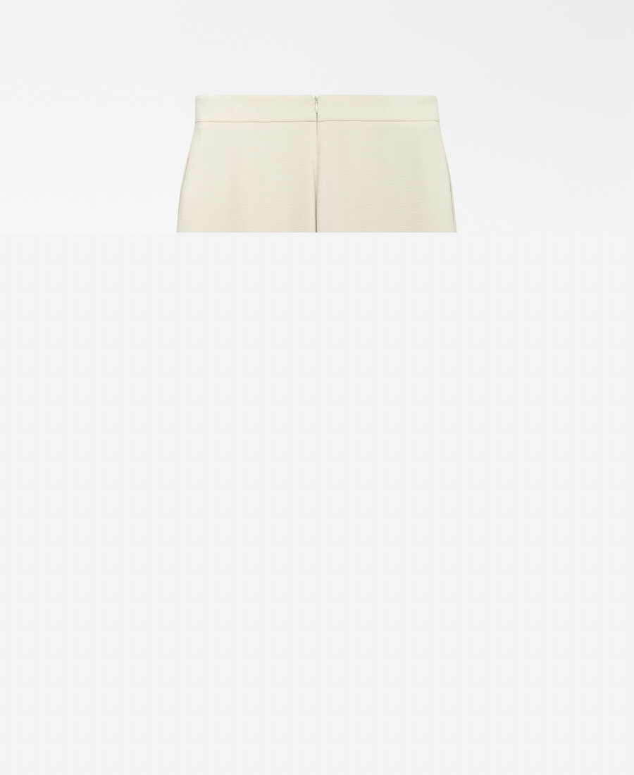 pantalon culotte texturé pour femme