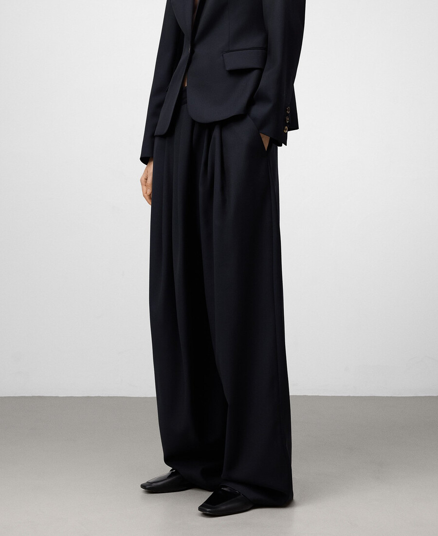pantalon portefeuille sur mesure pour femme