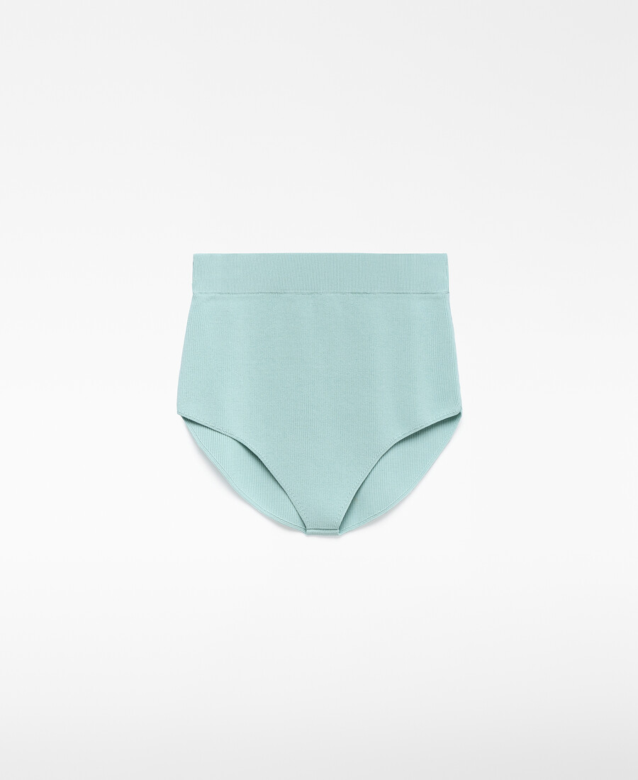 culotte en maille côtelée anglaise pour femme