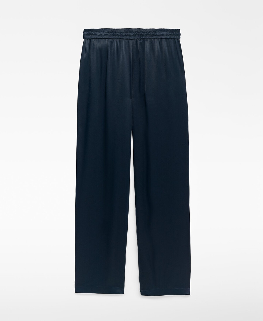 pantalon de jogging en satin pour femme