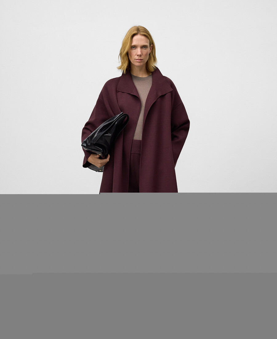 pantalon droit tricoté femme
