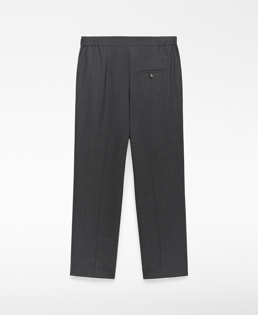 pantalon droit longueur cheville femme