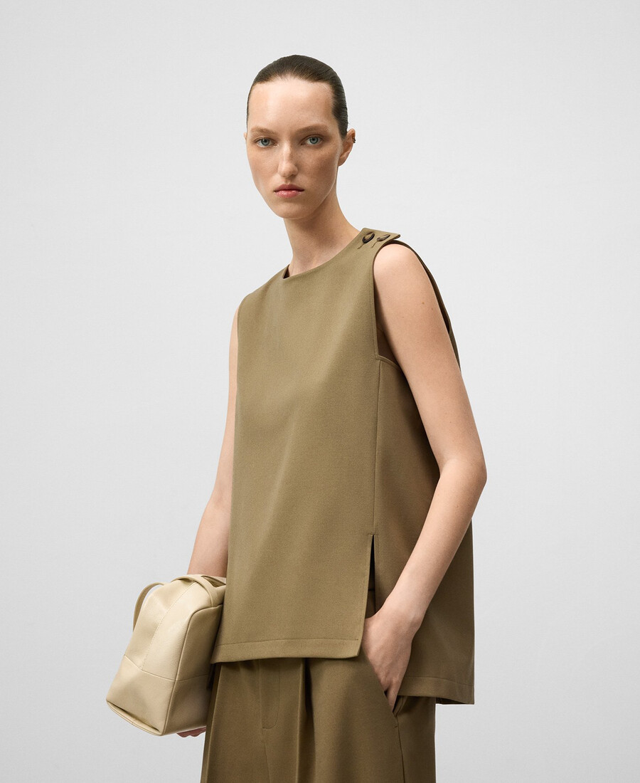 gilet droit sur mesure pour femme