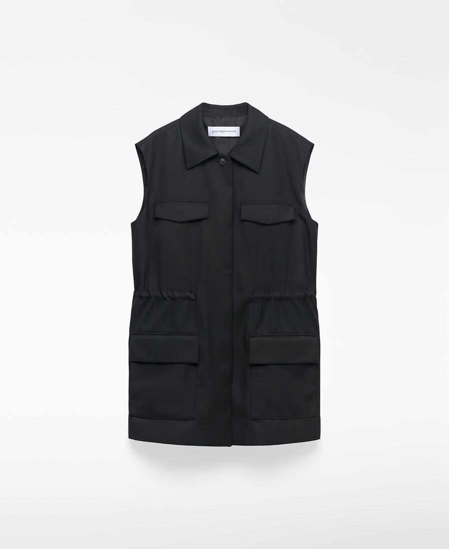 gilet cargo femme
