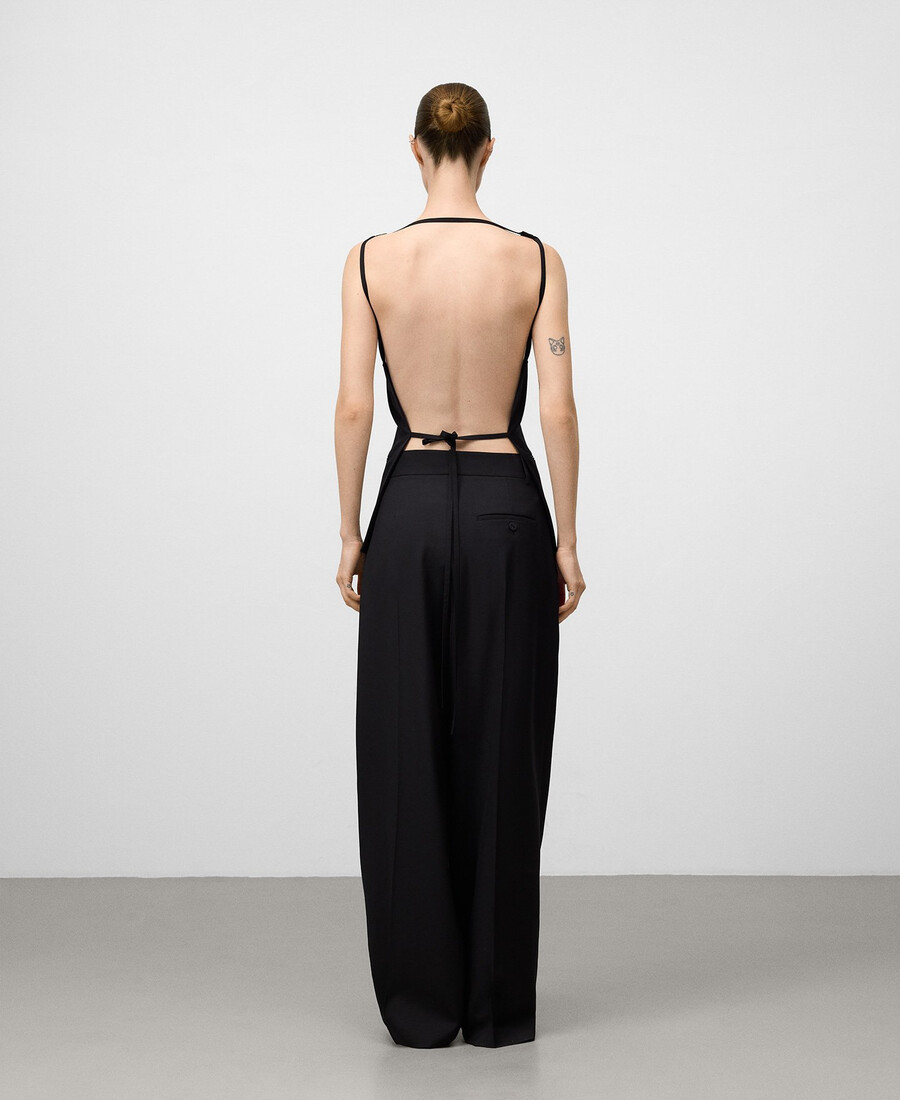 gilet tailleur dos nu femme