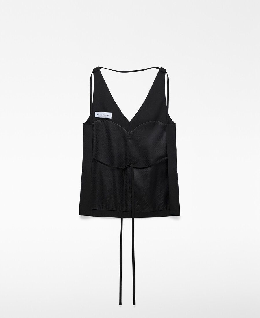 gilet tailleur dos nu femme