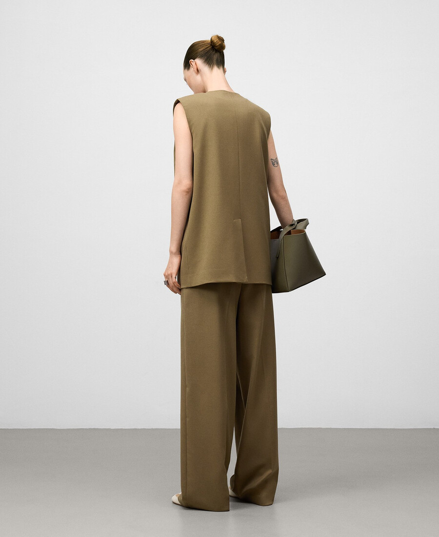 gilet croisé femme