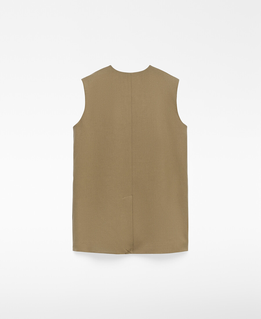 gilet croisé femme