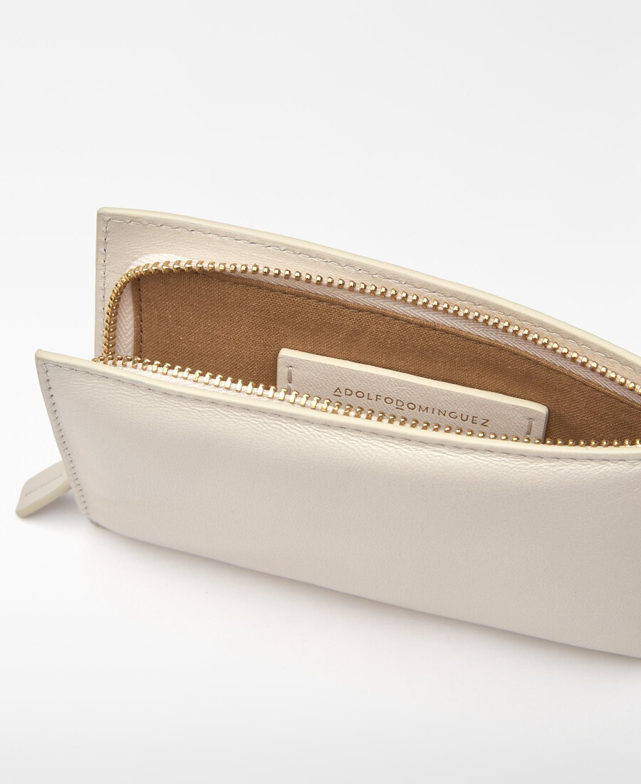 portefeuille en cuir rembourré pour femme