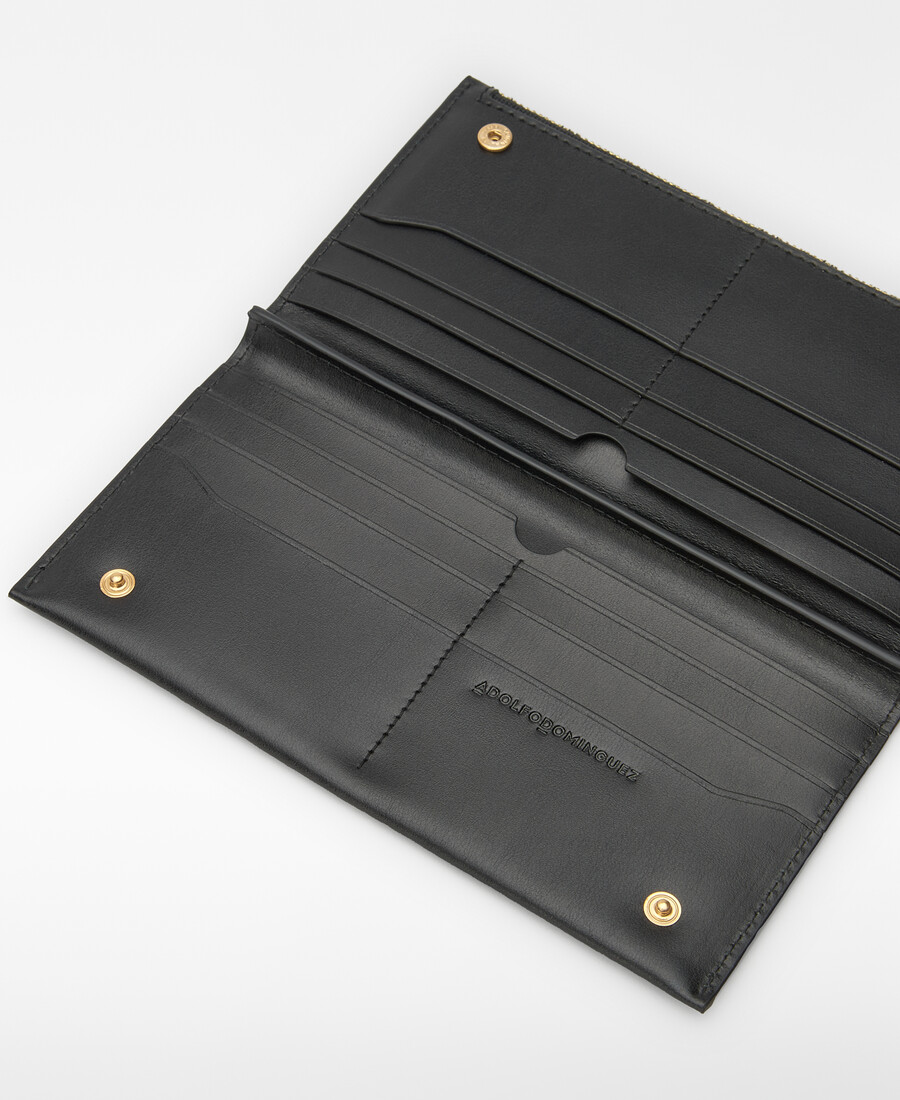grand portefeuille en cuir pour femme