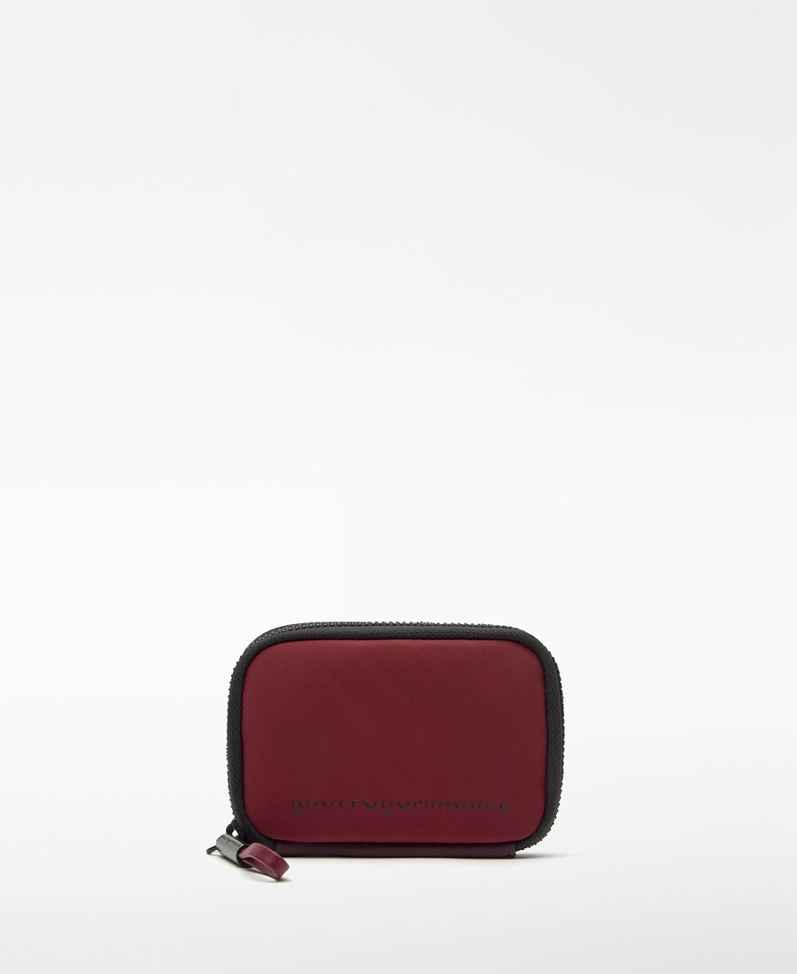 petit portefeuille femme bicolore en nylon