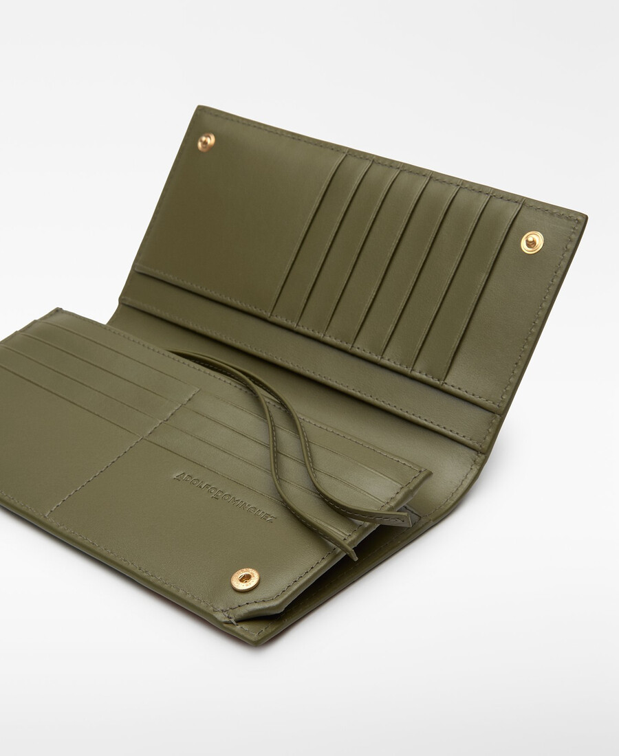 portefeuille horizonte tricolore grand format pour femme