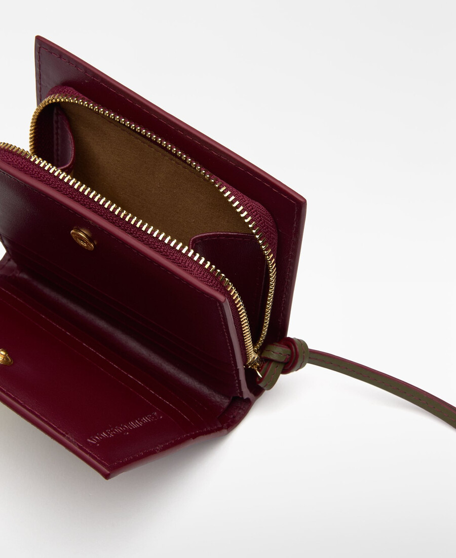 portefeuille moyen horizonte tricolore pour femme