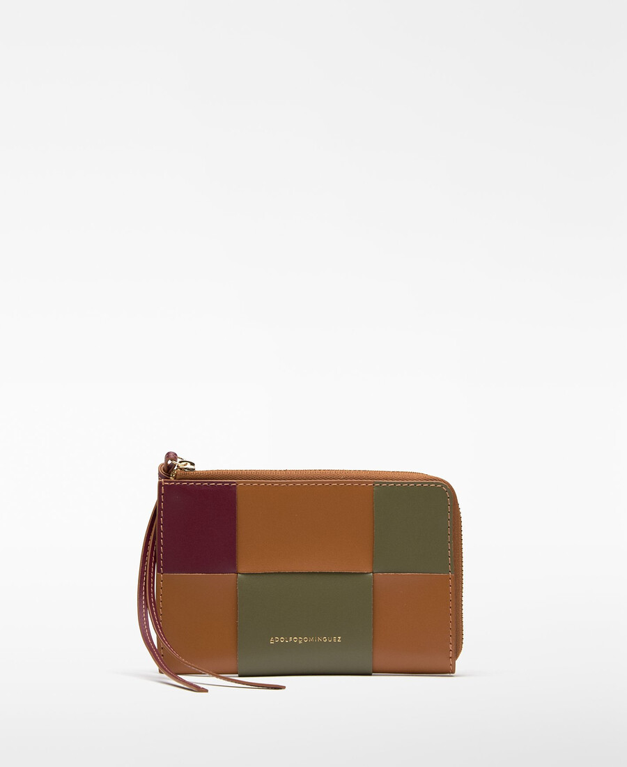 portefeuille tricolore horizonte petit format femme