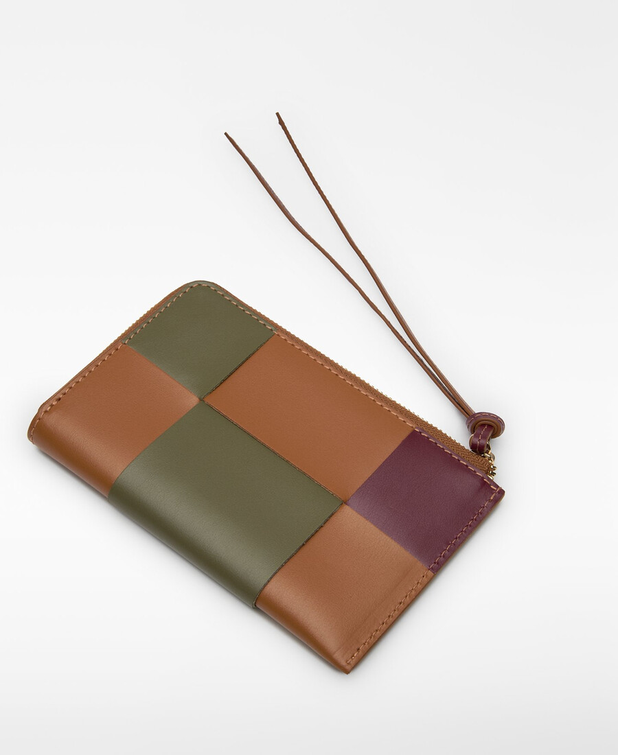 portefeuille tricolore horizonte petit format femme