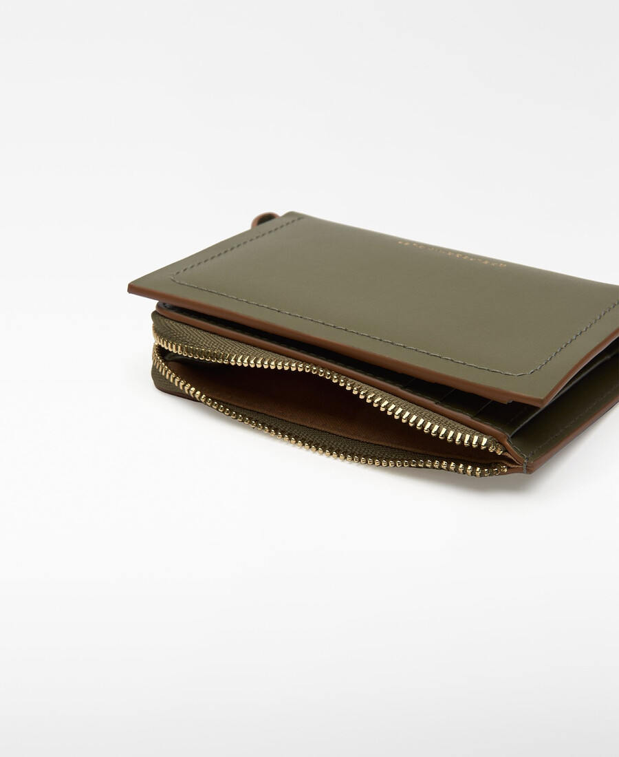 portefeuille en cuir femme