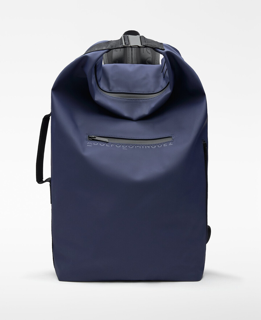 sac à dos rectangulaire bleu marine pour homme