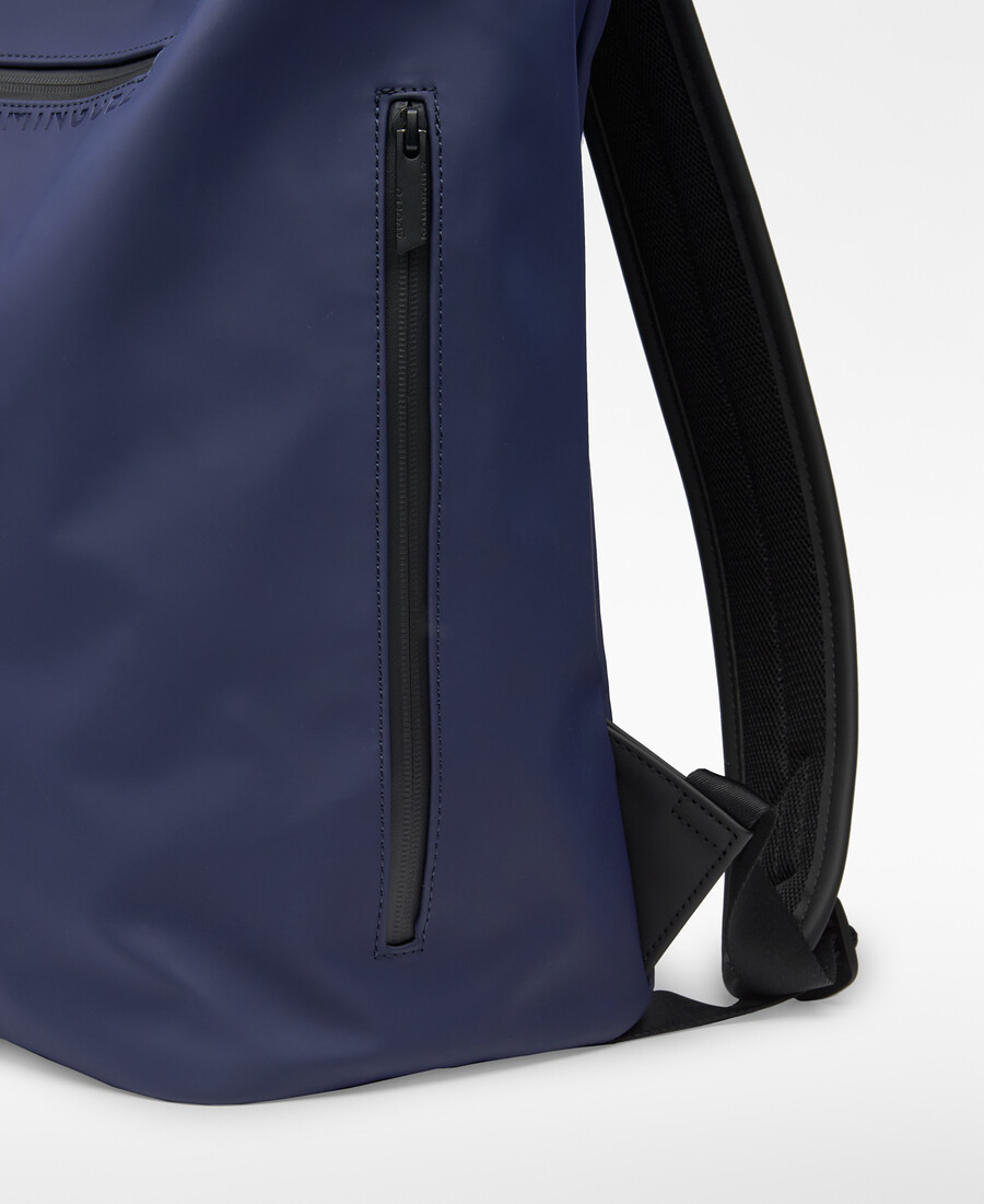 sac à dos rectangulaire bleu marine pour homme