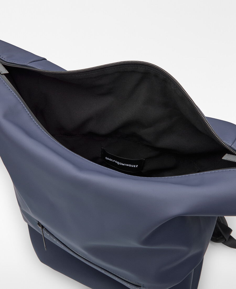sac à dos rectangulaire bleu marine pour homme