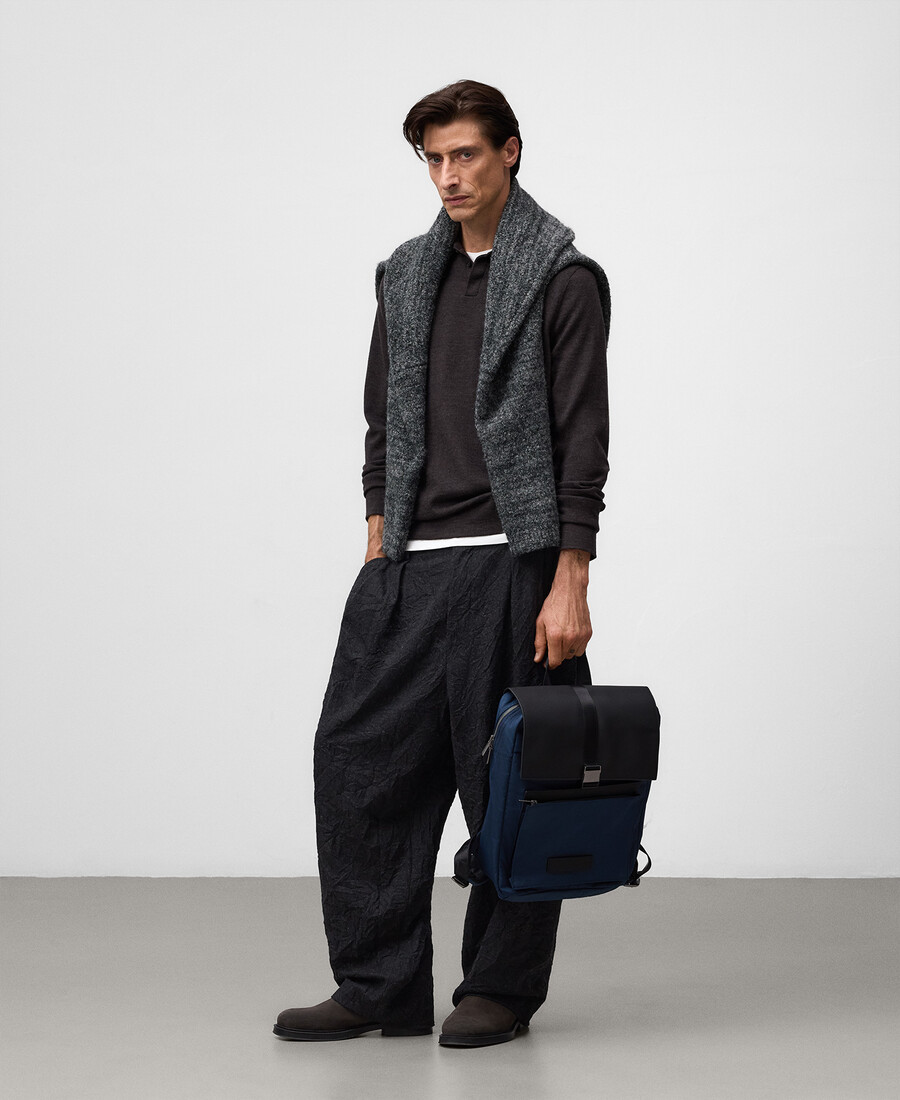 sac à dos compact en nylon pour homme