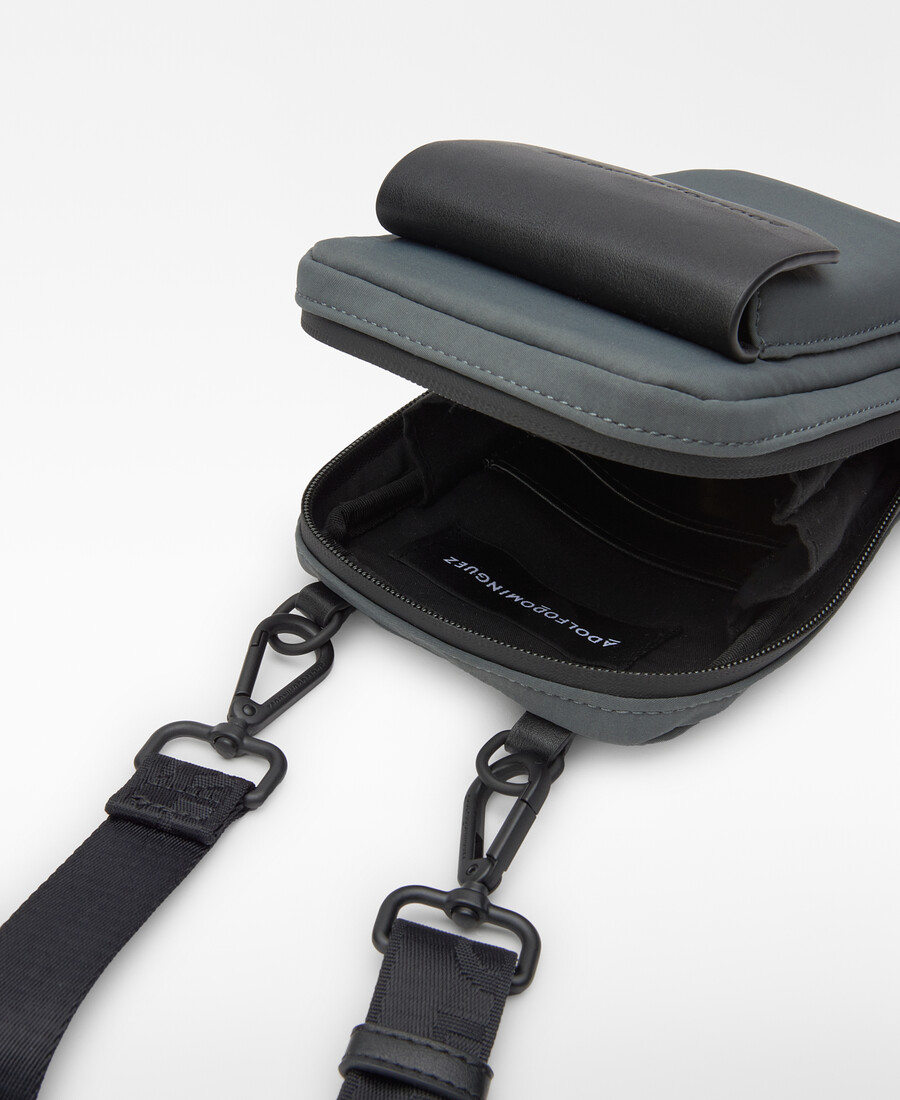 support de téléphone portable en nylon pour homme