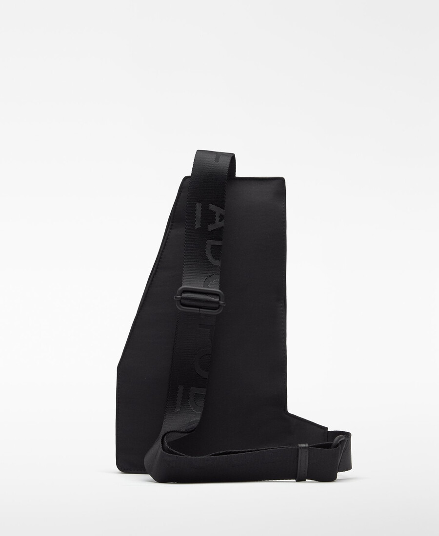 sac bandoulière homme en tissu mixte