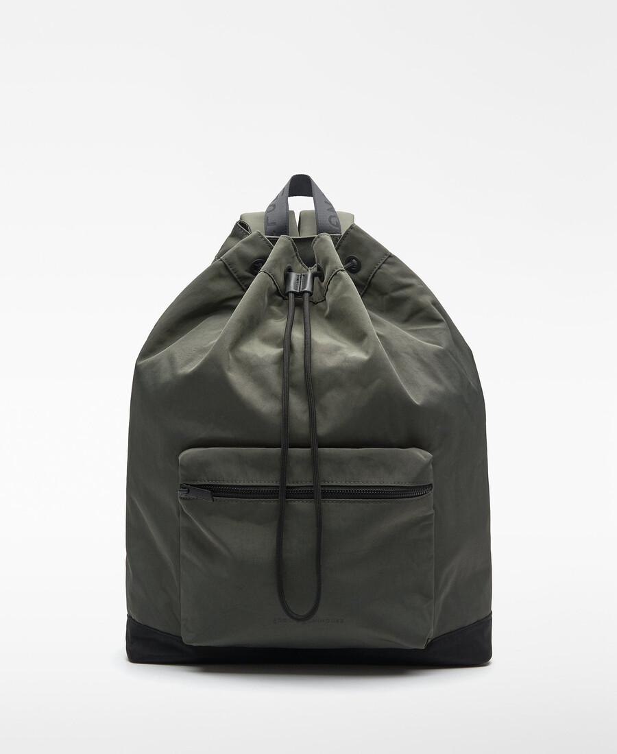sac à dos homme en nylon à cordon