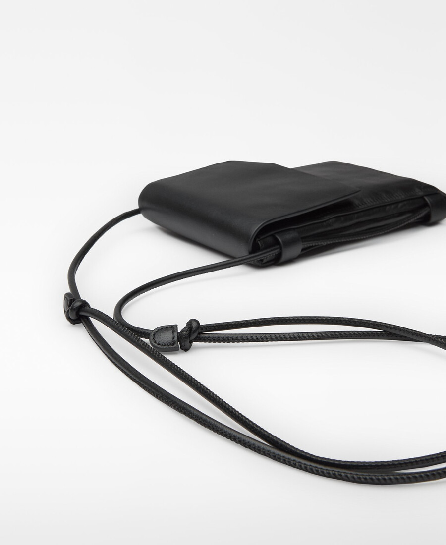 support de téléphone portable en cuir pour homme