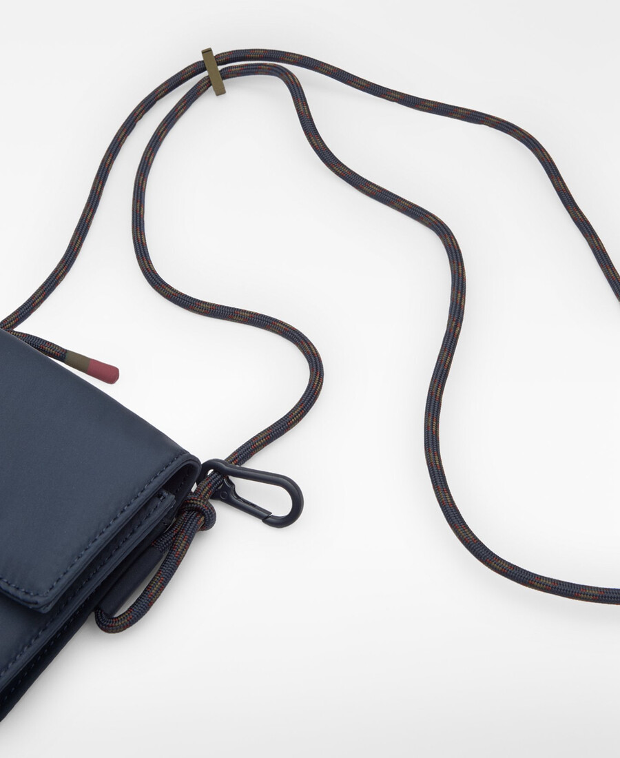 Étui de téléphone portable en nylon avec rabat pour homme