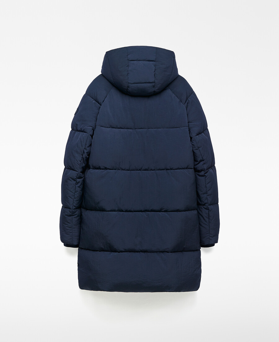 manteau long matelassé homme