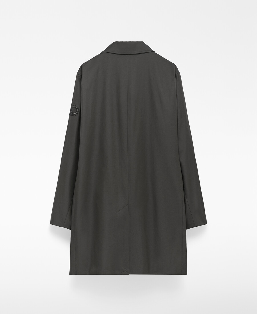 trench-coat à col ouvert pour homme