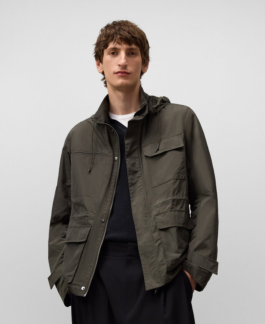 veste saharienne en nylon pour homme
