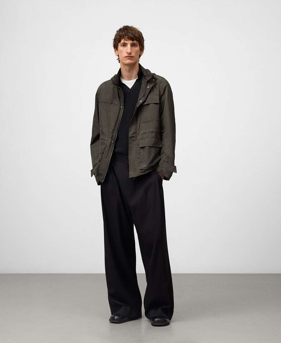 veste saharienne en nylon pour homme