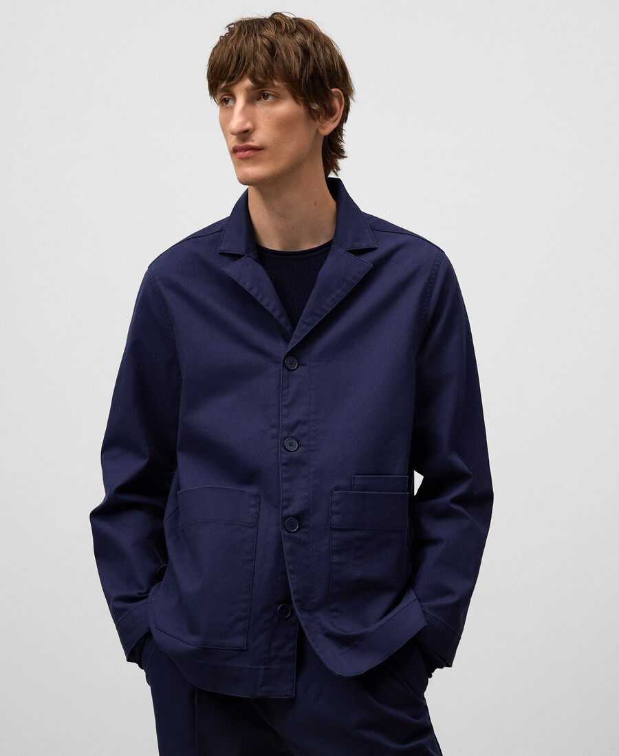 veste de travail homme coupe classique