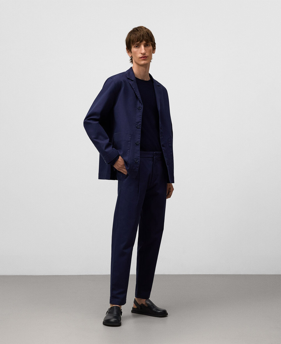 veste de travail homme coupe classique