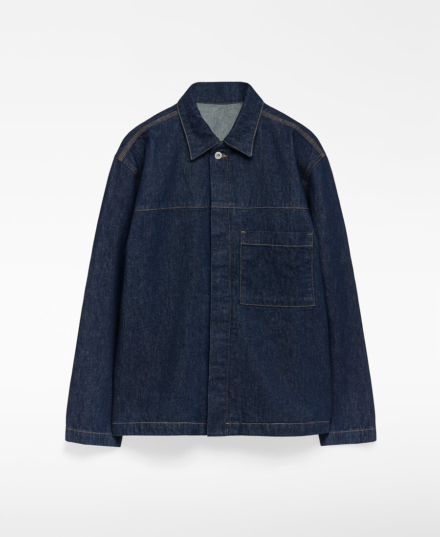 veste en denim de coton homme