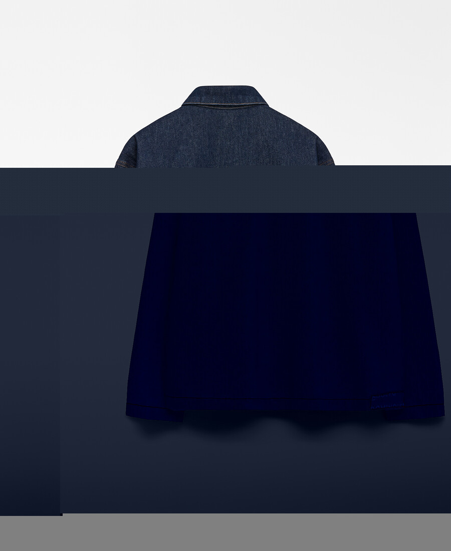 veste en denim de coton homme
