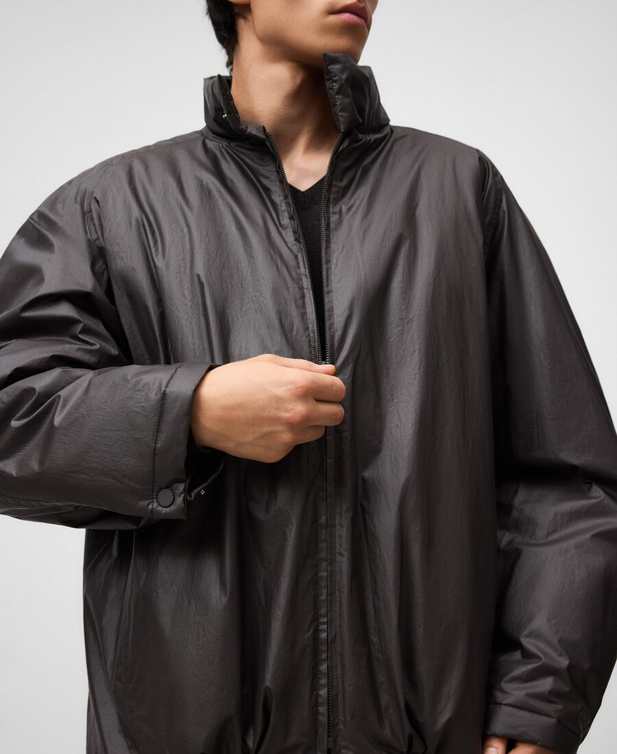 veste courte effet ciré homme