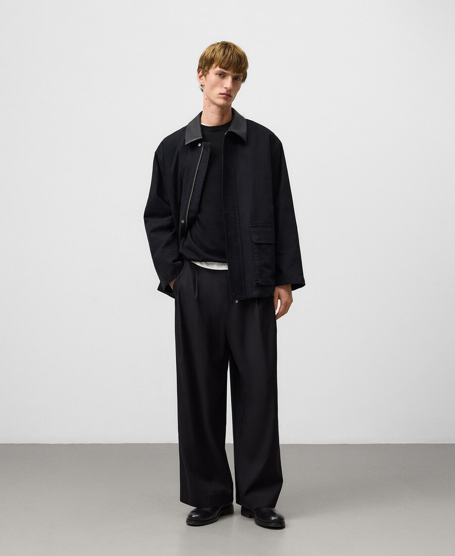 veste matelassée en toile de coton pour homme