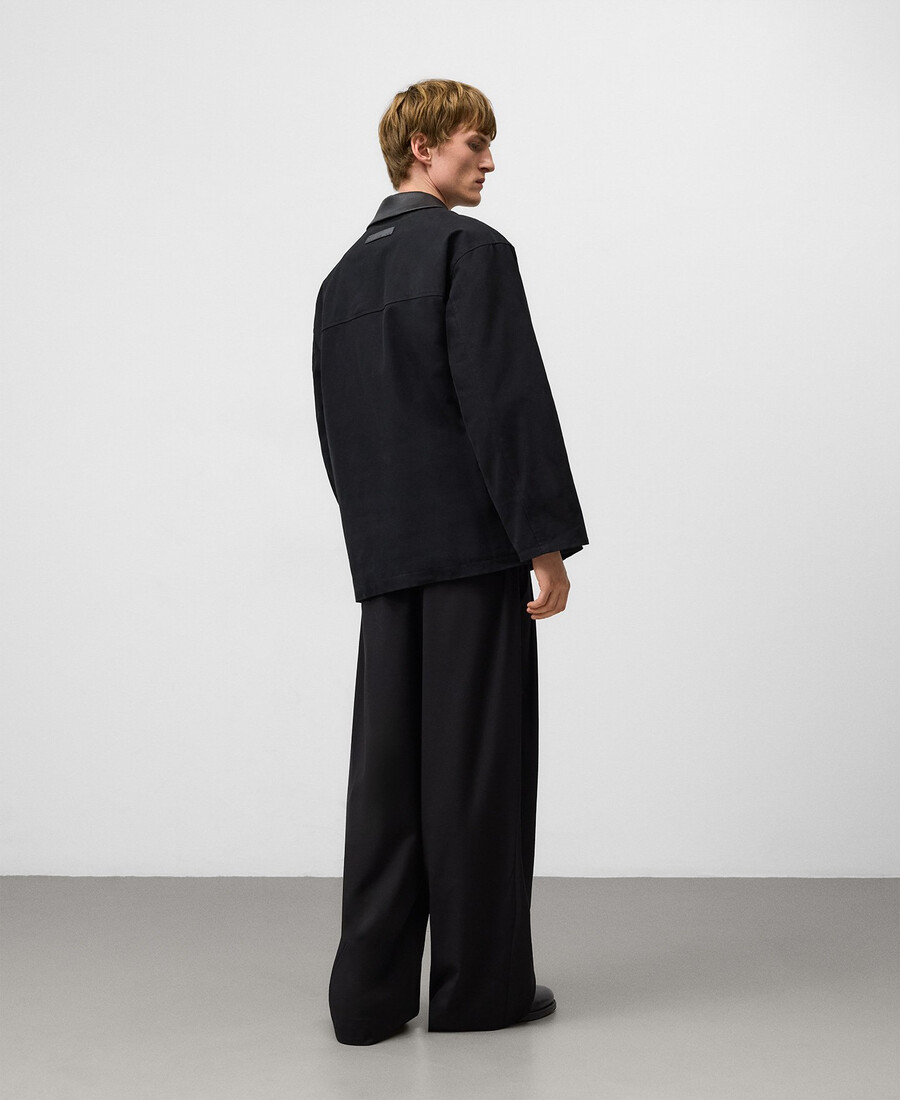veste matelassée en toile de coton pour homme
