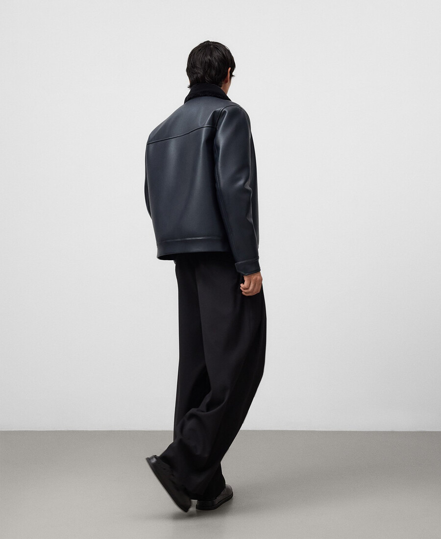 veste daviateur homme en cuir ou non-cuir