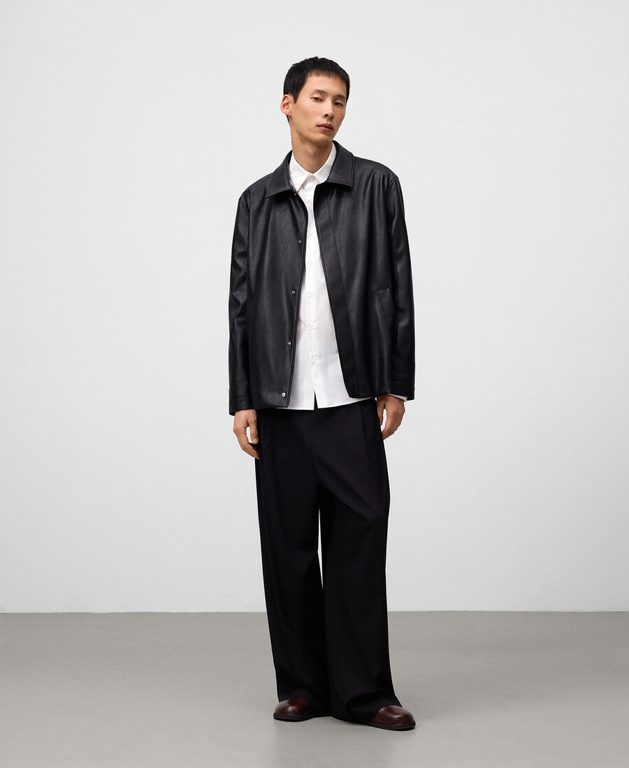 chemise homme à col italien coupe classique