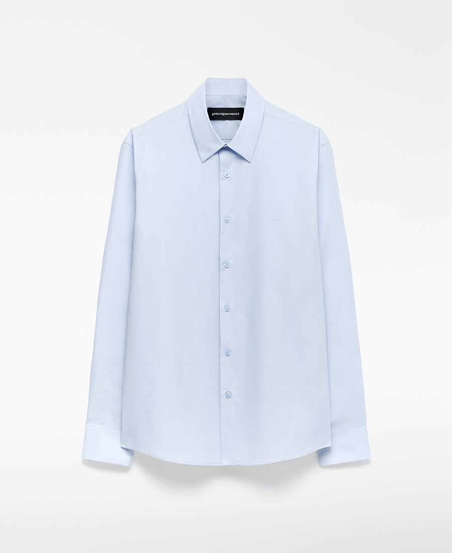 chemise homme à col italien coupe classique
